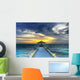 Idyllic Sunset over Indian Wall Decal