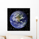 Earth Stars Wall Decal