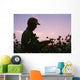Farmer Inspects His Mature Wall Decal