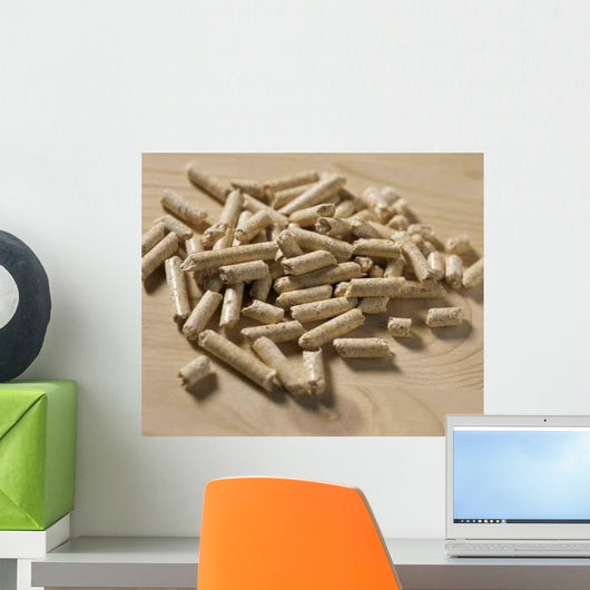 Wood Pellets Wall Decal Design 2