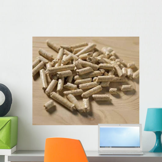 Wood Pellets Wall Decal Design 2