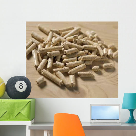 Wood Pellets Wall Decal Design 2