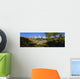 Agriculture - Gravel ranch road and gate Wall Mural