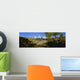 Agriculture - Gravel ranch road and gate Wall Mural