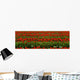 Agriculture - Rows of red tulips Wall Mural