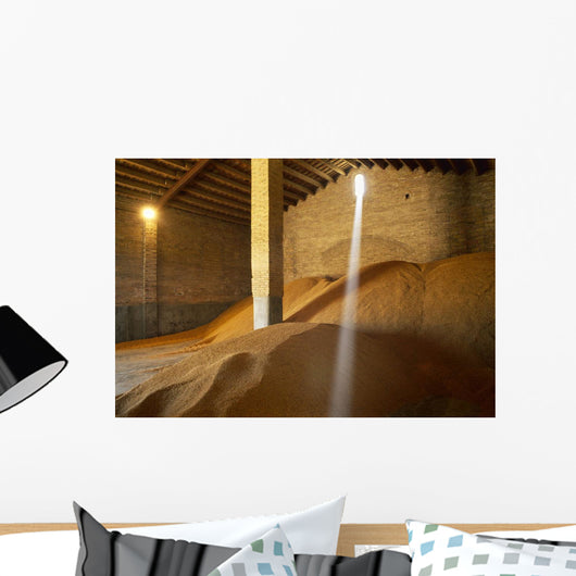 Agriculture - Harvested rice Wall Mural