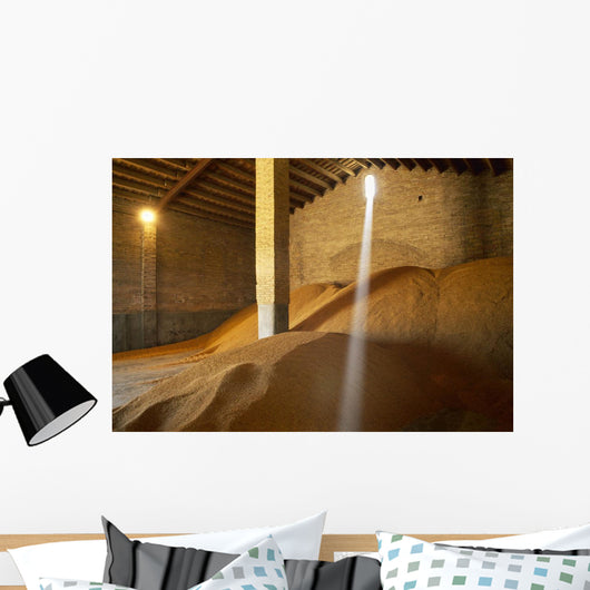 Agriculture - Harvested rice Wall Mural