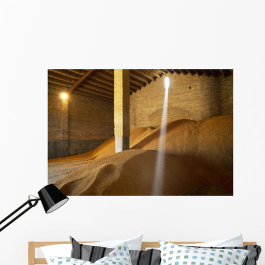 Agriculture - Harvested rice Wall Mural