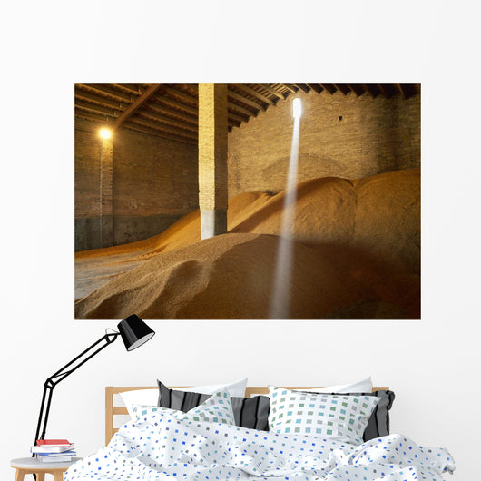 Agriculture - Harvested rice Wall Mural