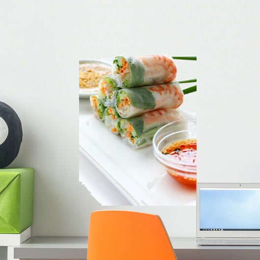 Summer Roll Salad Vietnamese Food Wall Mural