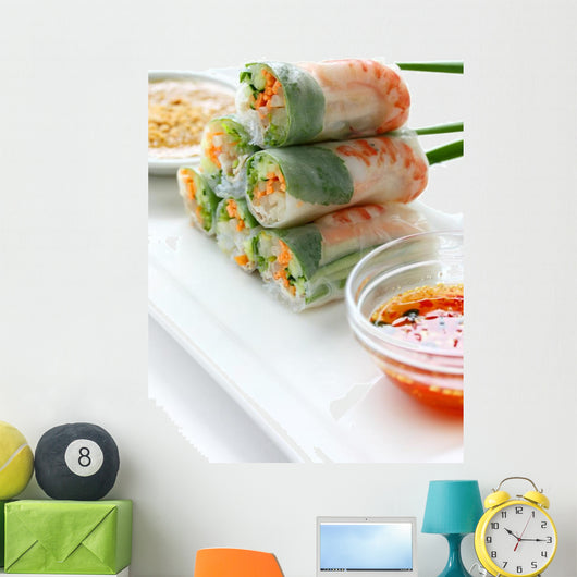 Summer Roll Salad Vietnamese Food Wall Mural