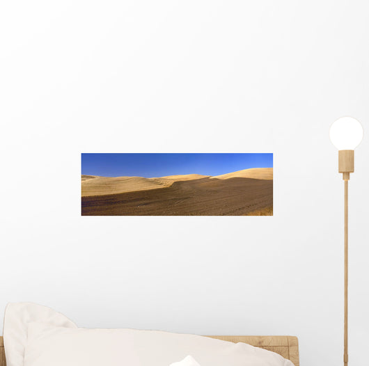 Harvested and Plowed Rolling Wall Decal