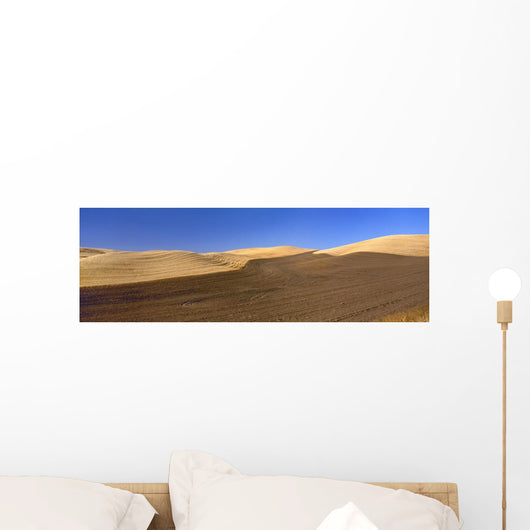 Harvested and Plowed Rolling Wall Decal