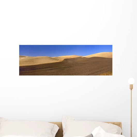 Harvested and Plowed Rolling Wall Decal