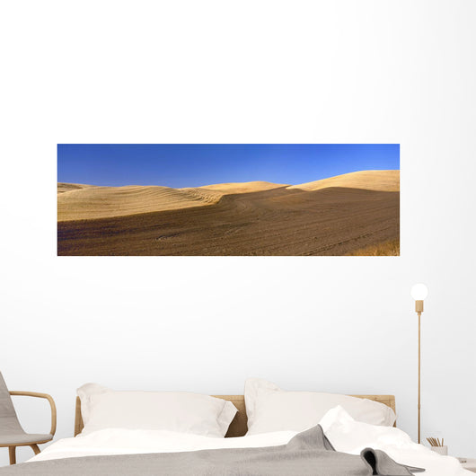 Harvested and Plowed Rolling Wall Decal