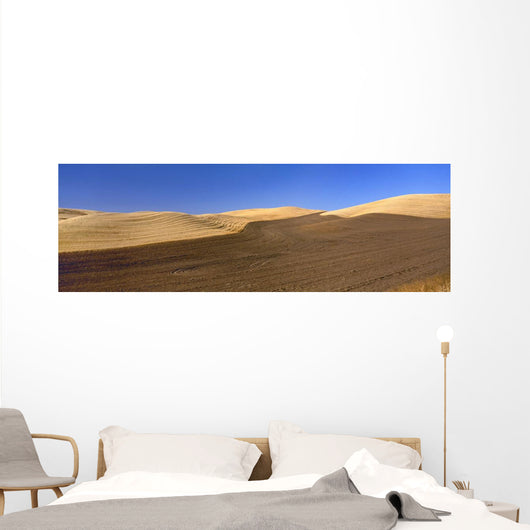Harvested and Plowed Rolling Wall Decal