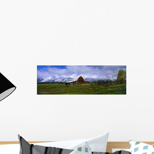 Agriculture - Historic wooden barn Wall Mural