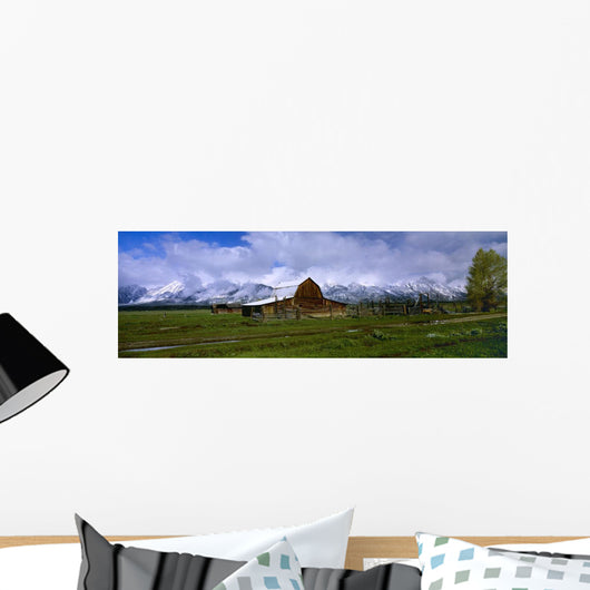 Agriculture - Historic wooden barn Wall Mural