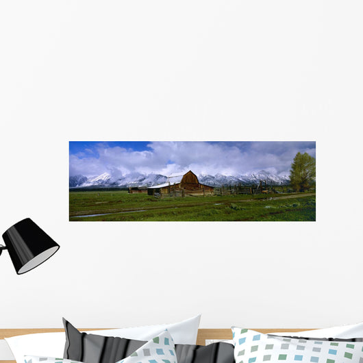 Agriculture - Historic wooden barn Wall Mural