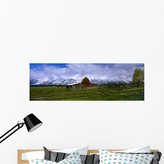 Agriculture - Historic wooden barn Wall Mural