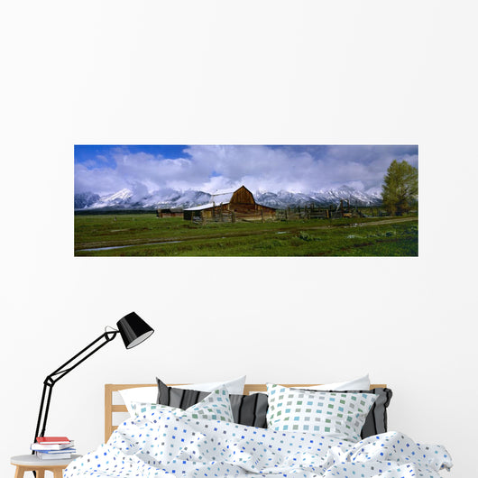 Agriculture - Historic wooden barn Wall Mural
