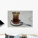 Traditional Hot Black Turkish Tea Wall Mural
