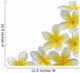 Plumeria Wall Decal