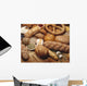Food - Various types of breads and some of their ingredients Wall Mural