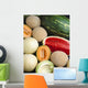 Agriculture - Mixed melons, watermelon, cantaloupe and honeydew Wall Mural