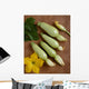 Agriculture - Grey zucchini on a copper surface Wall Mural