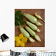 Agriculture - Grey zucchini on a copper surface Wall Mural