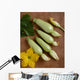 Agriculture - Grey zucchini on a copper surface Wall Mural
