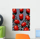Agriculture - Processing tomatoes on black rocks Wall Mural