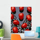 Agriculture - Processing tomatoes on black rocks Wall Mural