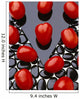 Agriculture - Processing tomatoes on black rocks Wall Mural