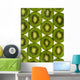 Agriculture - Kiwi slices arranged in rows and backlit Wall Mural