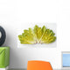 Agriculture - Romaine lettuce hearts fanned out on a white surface Wall Mural