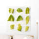 Agriculture - Closeup of chopped Romaine lettuce pieces Wall Mural