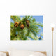 Pine Cone and Branch Wall Mural