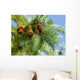 Pine Cone and Branch Wall Mural