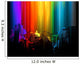 Grunge rainbow city Wall Mural