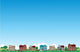 Calm neighborhood Wall Mural