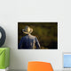 Agriculture - View of a cowboy from behind / Cee Vee, Texas, USA Wall Mural