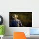 Agriculture - View of a cowboy from behind / Cee Vee, Texas, USA Wall Mural