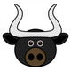 Cute Bull Vector