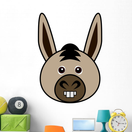 Cute Donkey Vector Wall Mural