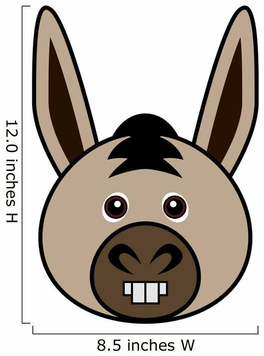 Cute Donkey Vector Wall Mural