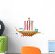 Ancient Egyptian warship Wall Decal