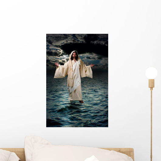 Jesus Walking on the Water Wall Mural