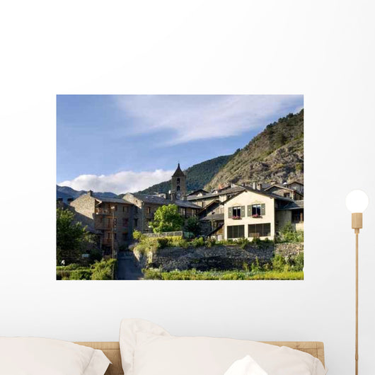 Medieval Village Andorra Wall Decal